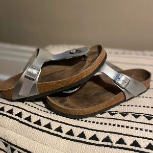 Birkenstock Silver Sandals